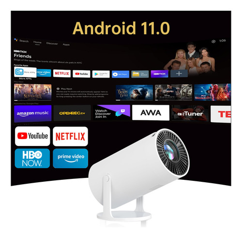 Proyector Portátil Wifi 5g Android11 1080p Hd 4k