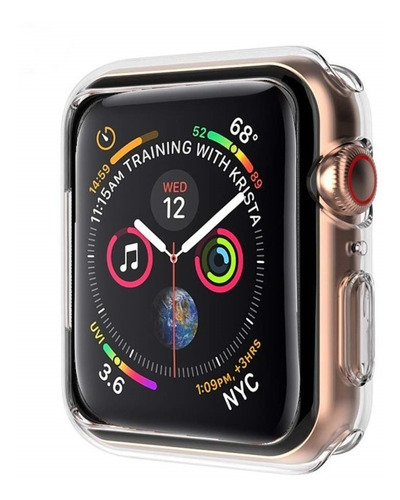 Capinha Relógio Para Apple Watch 40mm E 44mm Capa Bumper 360