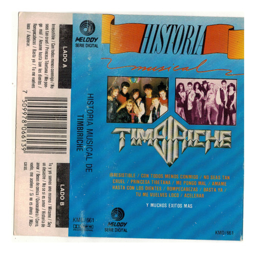 Cassette Timbiriche - Historia Musical De...  Kct Casete
