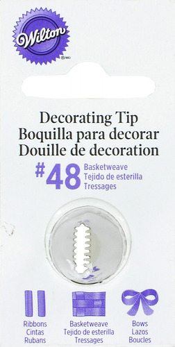 Punta Para Decorar Wilton Nº 48 Basketweave