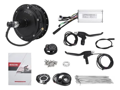 Kit de conversión de bicicleta eléctrica de 36 V 250 W, kit de conversión  de bicicleta eléctrica para rueda delantera/trasera para neumáticos de