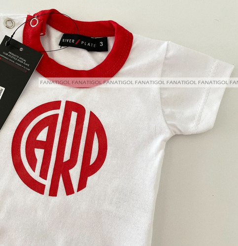 Imagen 3 de 7 de Body Para Bebé River Plate Nuevo Modelo Con Licencia Oficial