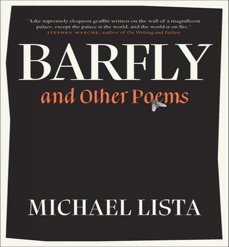 Barfly, De Lista Michael. Editorial Biblioasis En Inglés, 2024