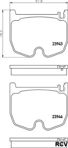 Balatas Disco  Delantera Para Mercedes Benz Sl55 Amg  2005