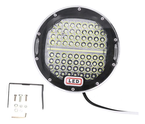 Reflector Led De 300 W, 7 Pulgadas, Redondo, 30000 Lm, 6000