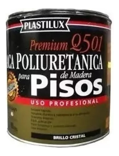 Laca Poliuretanica Pisos Q501  Plastilux X 4 L Mapache