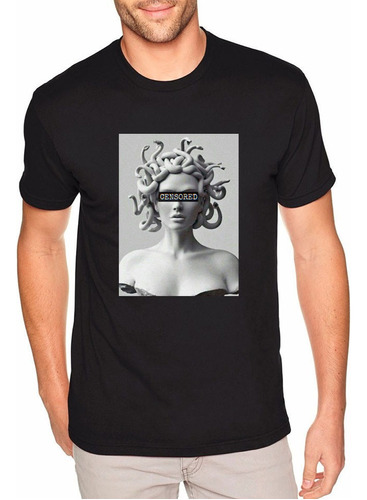 Camiseta Masculina Medusa Censored