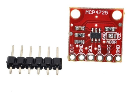 Imagen 6 de 7 de Conversor Digital-analogico Dac Mcp4725 I2c