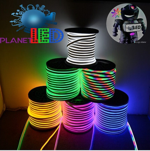 Cinta Manguera Neon Led Unicolor Y Rgb Directa 110v Continua
