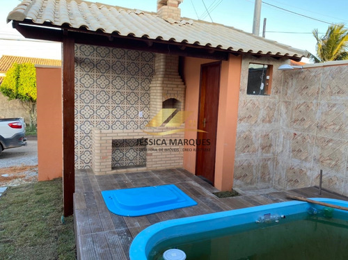 Imagem 3 de 12 de Casa 2 Quartos, Área Gourmet E Piscina Em Unamar - Jmc75-03