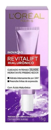 Creme Antirrugas Para Olhos 15g L'oréal Paris Revitalift