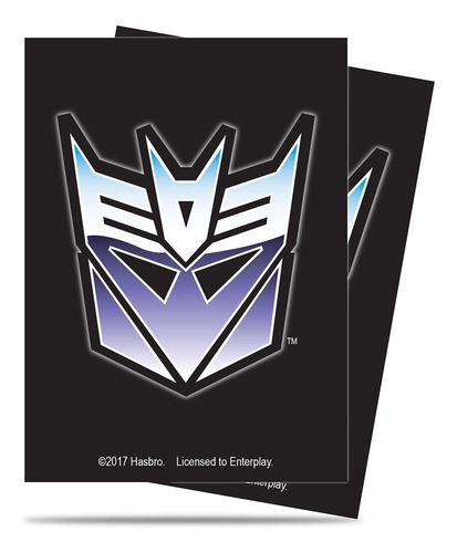 Imagen 2 de 2 de Ultra Pro Micas Standard De Transformers Diseño Decepticon