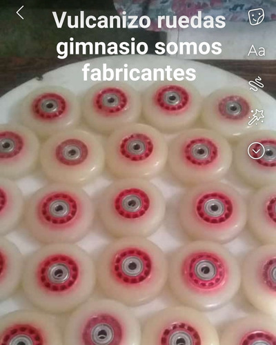 Imagen 7 de 10 de Recubrimos Ruedas Camillas Escalera Mecánicas De Gimnasio