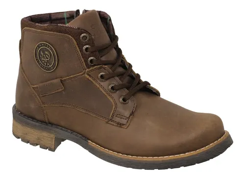 Botas Caribu Hombre Caf s Casuales Urbanas 287 Piel Env o gratis