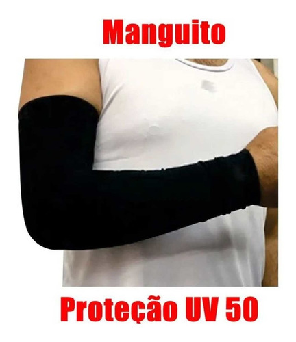 Imagem 3 de 5 de Manguito Befast Preto Ciclismo Fps 50 Melhor Custo