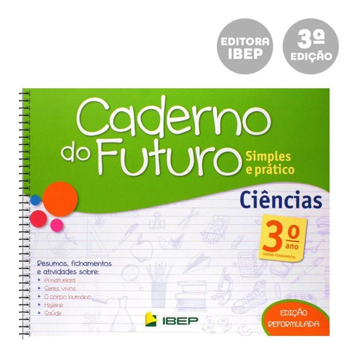 Livro Caderno Do Futuro Ciências 3º Ano - Ibep