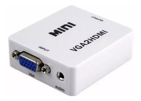 Imagem 4 de 4 de Conversor Adaptador Vga P/ Hdmi Com Saida De Audio Cabo P2