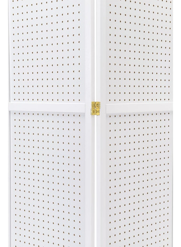 Divisor De Habitación De 4 Paneles Pantalla Plegable Nombre Del Diseño Blanco