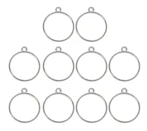 Comprar Moldura Circulo Pingente Metal Joias Artesanato Bijuterias