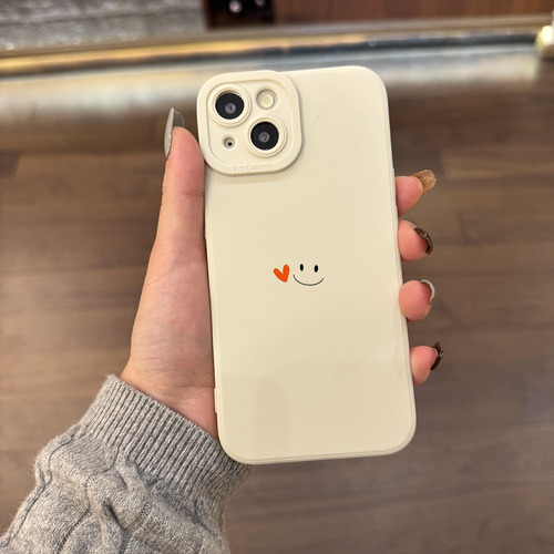 Zya Capa Smile Funda Para iPhone 12 13 14 15 16 Pro Max