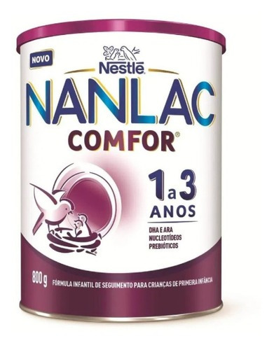 Nestlé Nanlac  1 A 3 Anos  Em Lata De 800g 