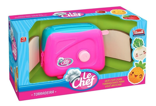 Imagem 2 de 4 de Torradeira Le Chef Cozinha Infantil - Usual Brinquedos