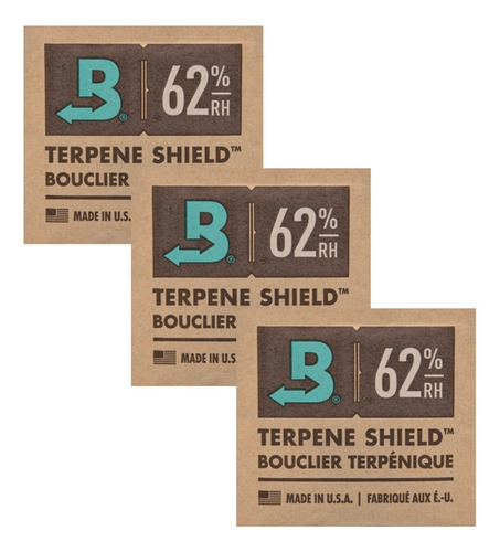 Boveda 62% - 8g Kit C/3un Umidificador Ervas E Fumos