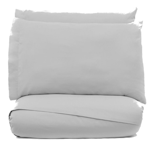 Juego Sábanas Lisas Microfibra King Size + 2 Fundas Almohada