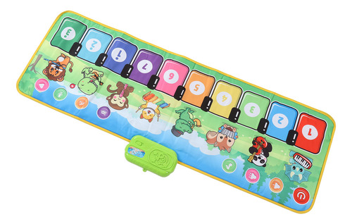 Alfombrilla De Piano Musical Para Niños, Plegable, Educativa