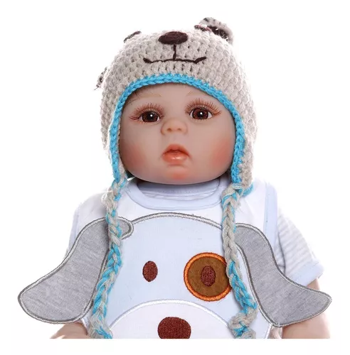 Theo Fralda Boneco Bebe Reborn Silicone Menino 22 em Promoção na Americanas