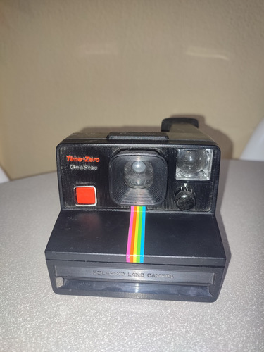 Bella Polaroid One Step, Time Zero Funcionando Perfectamente (Usado)