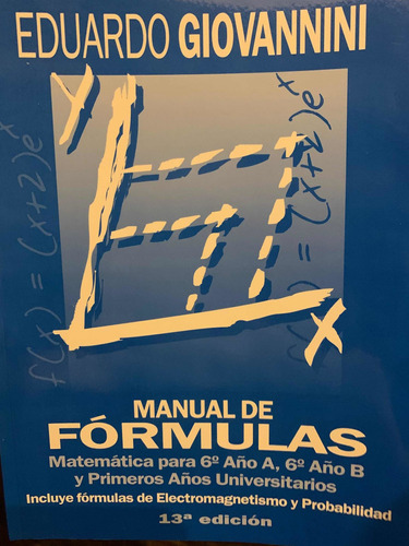 Manual De Fórmulas Eduardo Giovannini