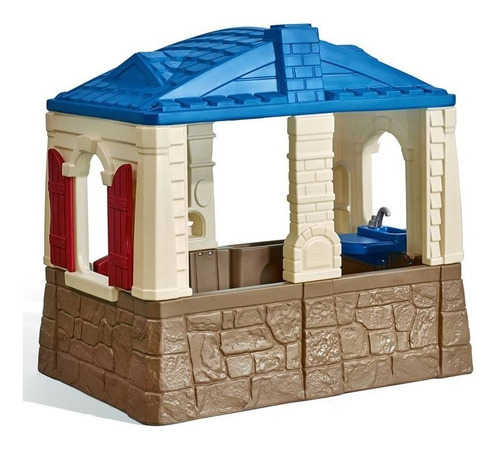 Tidy Blue Roof House - Step2 - Jogo Little House para crianças