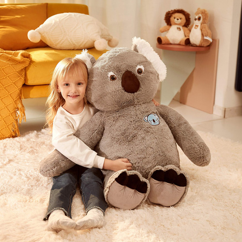 Peluche Ikasa Con Forma De Koala Grande, 30 Cm, Para Niños