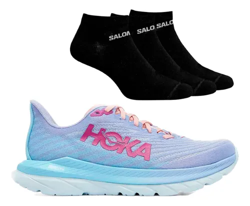 Zapatillas Hoka One One Mach 5 Nro 36 Medias X3 Salomon La