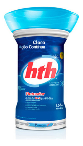 Kit 3 Hth Flutuador Ação Contínua Advanced 1,66kg Piscina