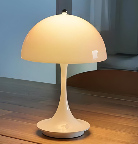 Lámpara De Mesa De Setas Inalámbrica Con Sensor Táctil, Luz