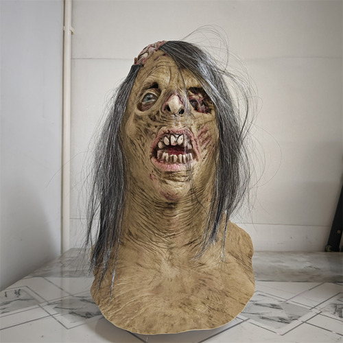 Zombie Man Scary Realistic Old Mask Horror Halloween Mask