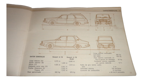 Renault 12 Ts 4/1977 Manual Del Dueño (Usado)