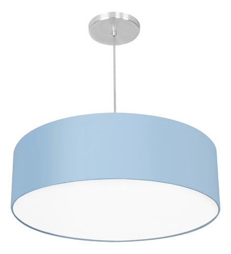 Lustre Cupula Pendente Dome 50x15cm Magnífico Azul