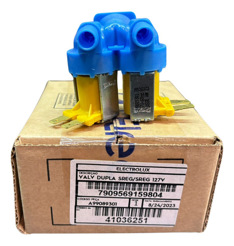 Valvula Entrada Agua Dupla Ltd15 Ltd13 Ltd16 127v Original