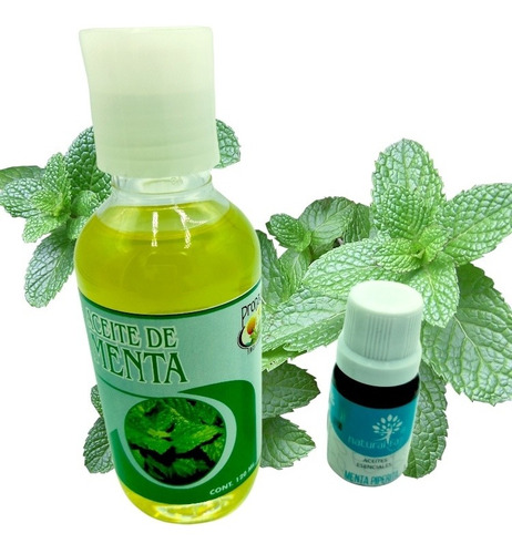 Aceite Esencial De Menta Piperita 10 Ml Y Aceite Gratis!