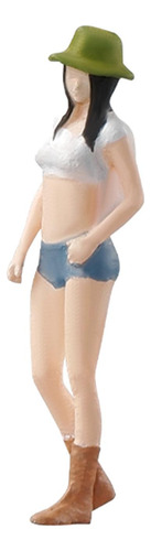 1: 64 Escala Modelo De Niña En Miniatura Adorno De Mesa De