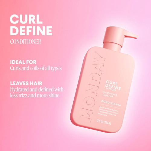 Monday Haircare Curl Define Condicionador 12 Onças, Cachos N