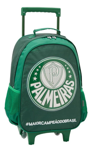 Mochila De Rodinhas Escolar 16 Palmeiras Oficial - Xeryus