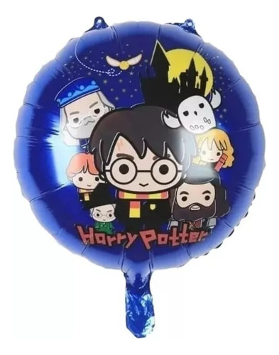 Kit De 5 Globos Harry Potter Hogwarts
