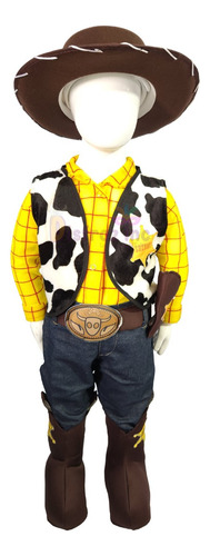 Disfraz Vaquero Woody Comisario Sheriff Vaquerito Traje