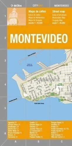 Libro - City Map - Montevideo - Julian De Dios