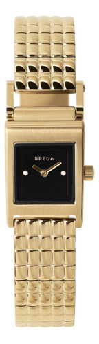 Breda Reloj De Pulsera De Oro Y Oro Y Metal, 0.709 in, Oro.