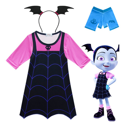 Disfraz Cos Para Vampirina Vestido De Chica De Halloween